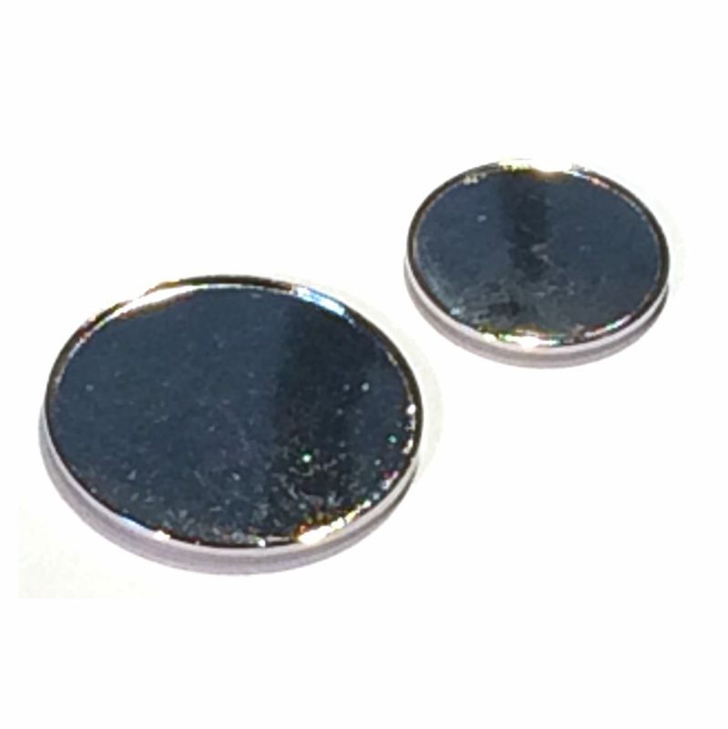 Metal Token 25mm Recess with Clear Dome